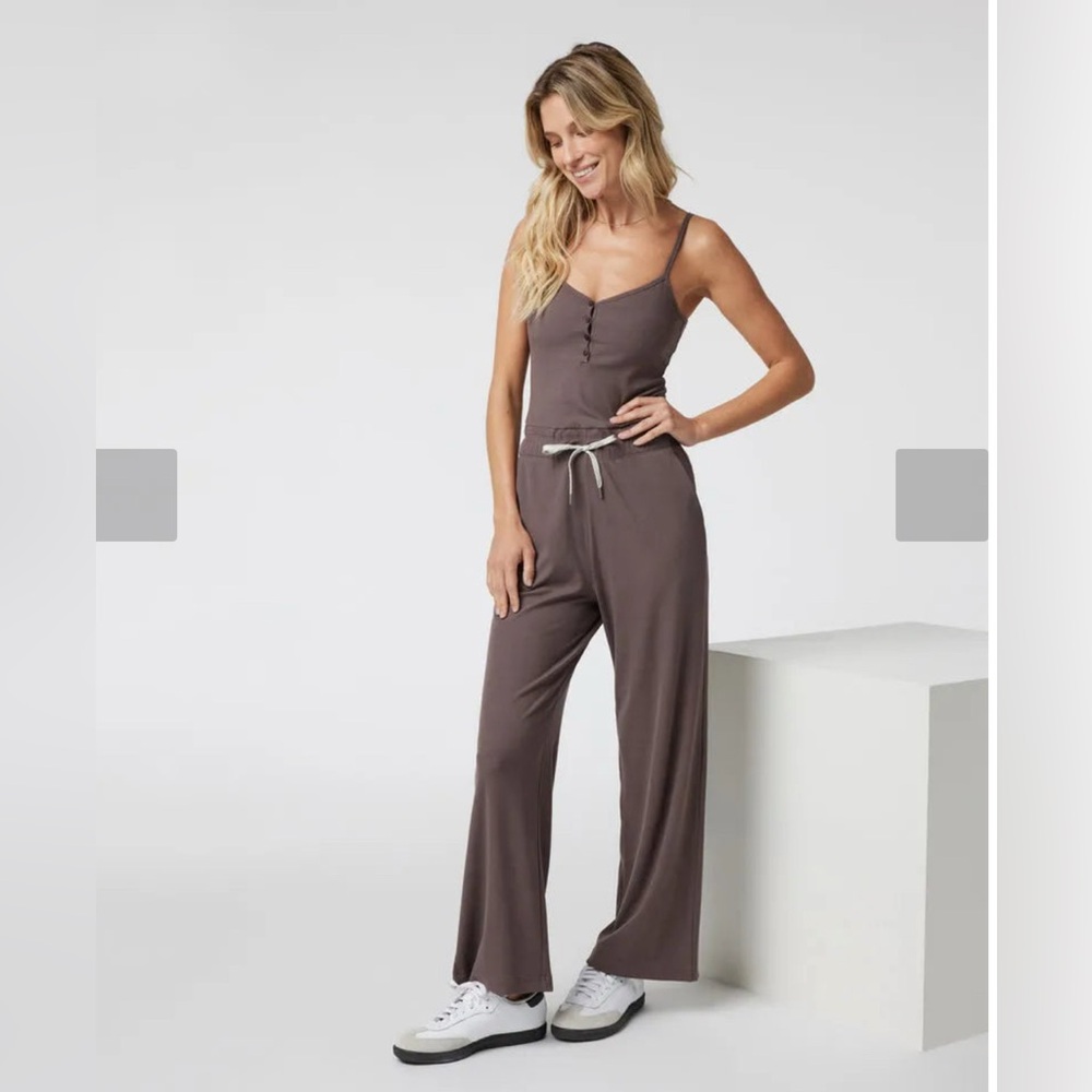 Vuori Womens Jumpsuit Pose Henley